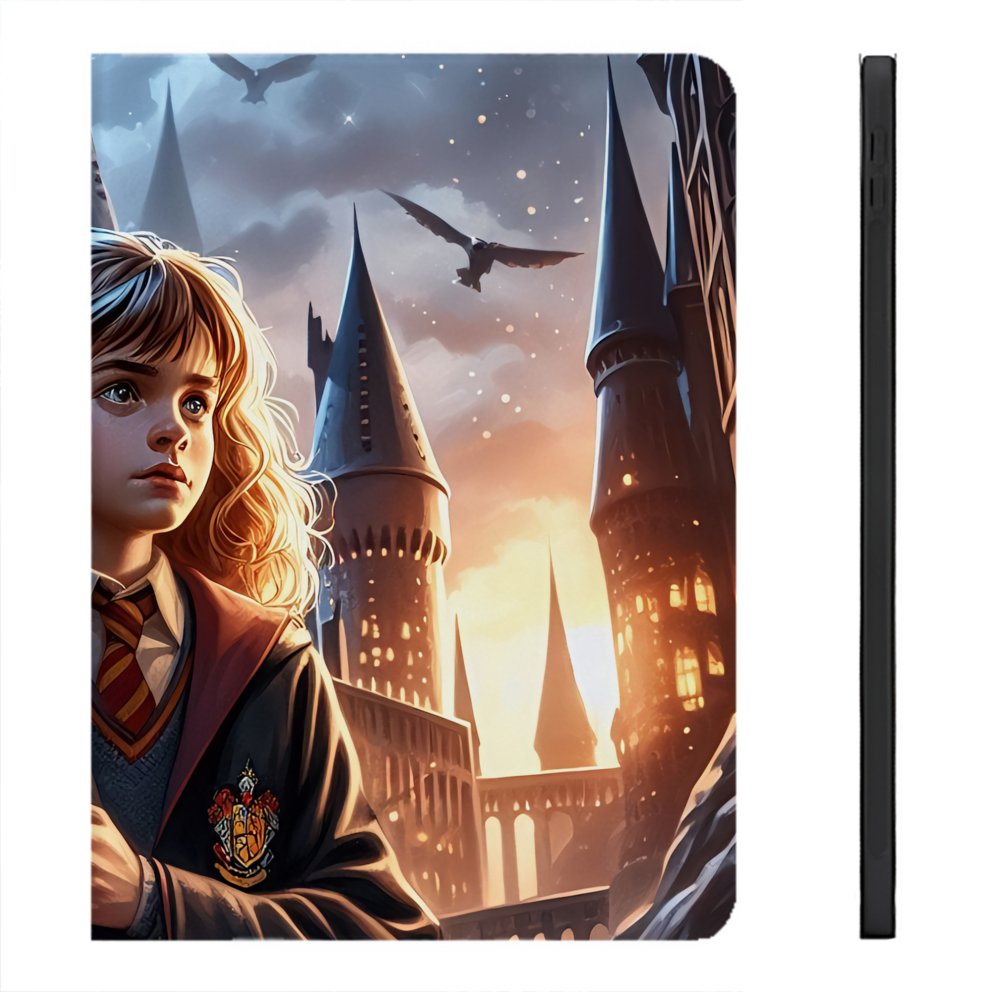 （画像用） Harry Potter ハリー・ポッターシリーズ IPadケース ペンホルダー付き ブックスタイルデザイン